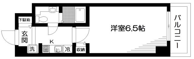 シャイン小石川 302号室 間取り図