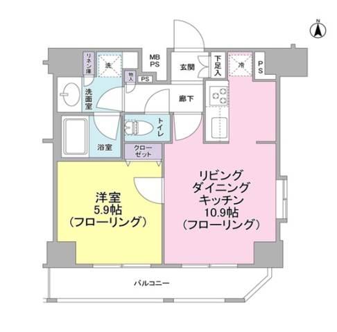 文京春日プラッツ間取り図