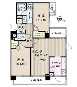 茗荷谷パーク・ホームズ間取り図