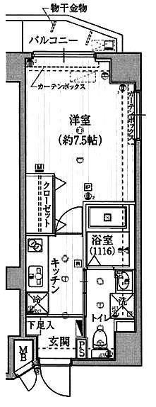 ル・リオン神楽坂間取り図