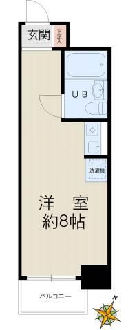 グローリア初穂後楽園間取り図