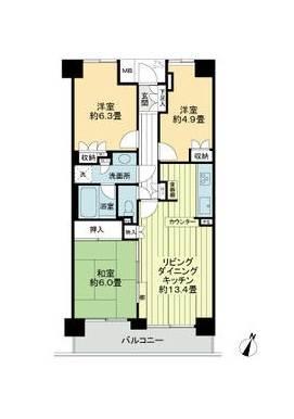 シティウインズ本駒込間取り図