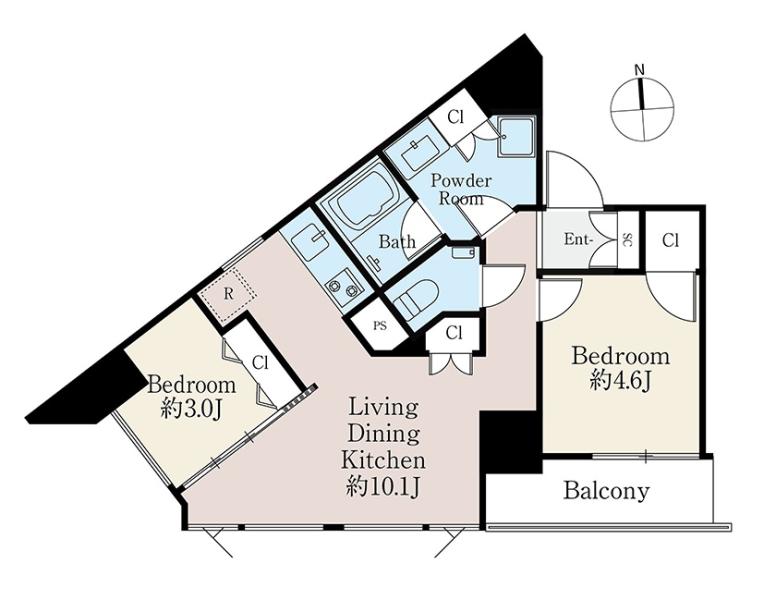 ba apartment間取り図