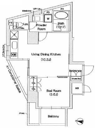 コンフォリア文京春日間取り図