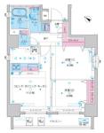ジェノヴィア駒込駅グリーンヴェール 間取り図