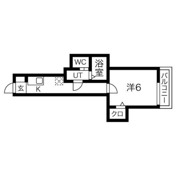 FRレジデンス飯田橋 202号室 間取り図