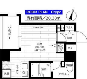ステージグランデ文京小石川 506号室 間取り図