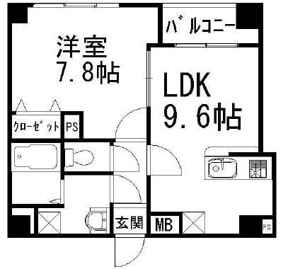 ヴェルデール白山間取り図