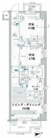パレステージ文京江戸川橋間取り図