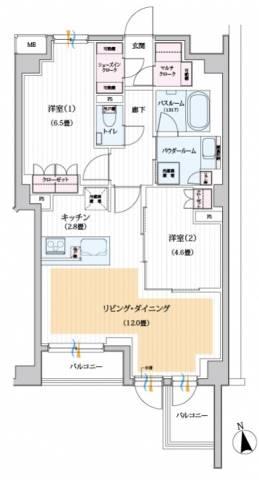 パレステージ文京江戸川橋間取り図