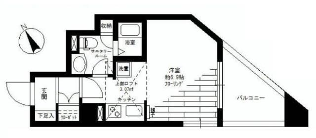 ラグジュアリーアパートメント文京千石#02間取り図
