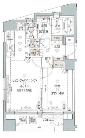 ジュイール文京白山間取り図