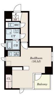 彰文居 FRecoA向丘 703号室 間取り図