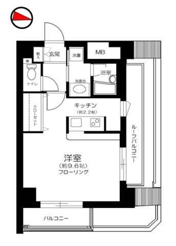 シンシア後楽園間取り図