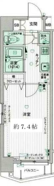パークウェル文京千石間取り図