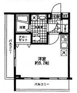 セントパレス西片間取り図