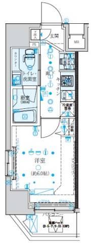 クレイシア巣鴨駅前間取り図