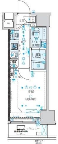 クレイシア巣鴨駅前間取り図