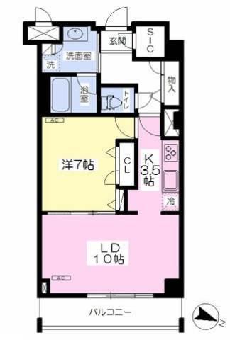 オスピタリテ神楽坂間取り図