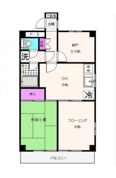 コスモハイム小石川間取り図