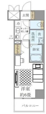シエル白山A館間取り図