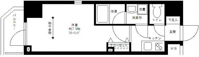 プライムアーバン白山間取り図