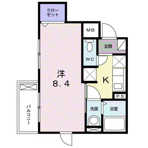 レジデンス小石川 101号室 間取り図