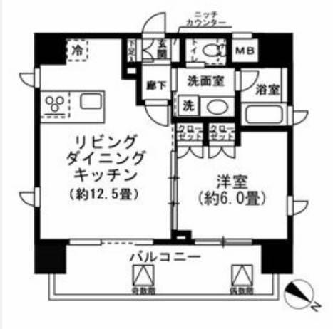 ルネサンス九段下　ザ・レジデンス間取り図