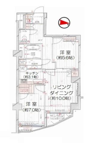 ランドステージ白山間取り図