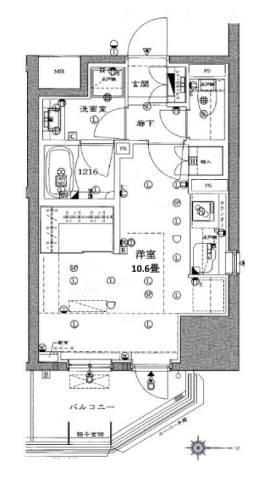 BELISTA神楽坂間取り図