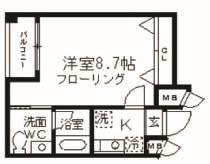 クリサンス小石川間取り図