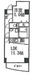 クレール小石川間取り画像