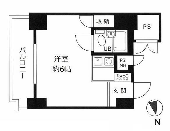 パレ・ドール千駄木間取り図