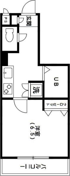 スカイコート文京小石川第3 104号室 間取り図