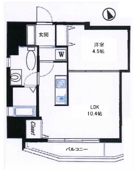 リヴシティ文京本郷間取り図