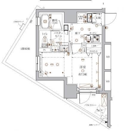 クレイシア入谷間取り図