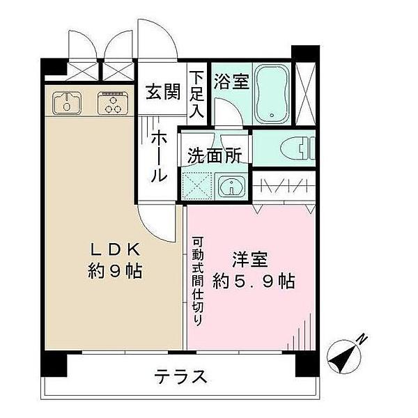 グラスコート白山間取り図