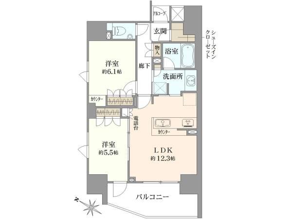 コンフォルテハイム本駒込間取り図