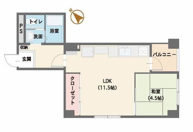 びらしんび間取り図