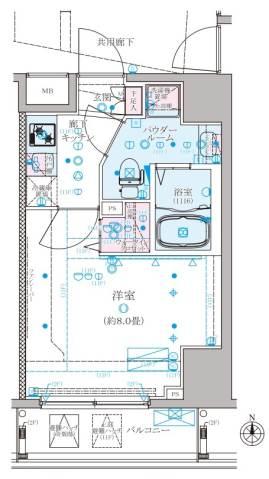 クレイシア練馬駅前間取り図