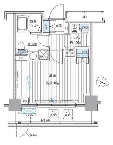 ヒューリックレジデンス茗荷谷間取り図