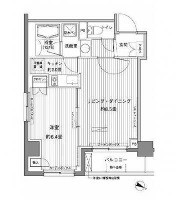 ヒューリックレジデンス茗荷谷間取り図