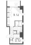 ラティエラ文京音羽 間取り図