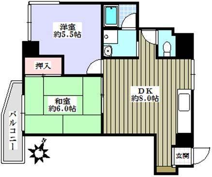 白山スカイビュー間取り図