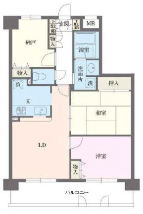 本駒込Kマンション間取り図