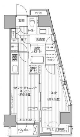 ヒューリックレジデンス駒込間取り図