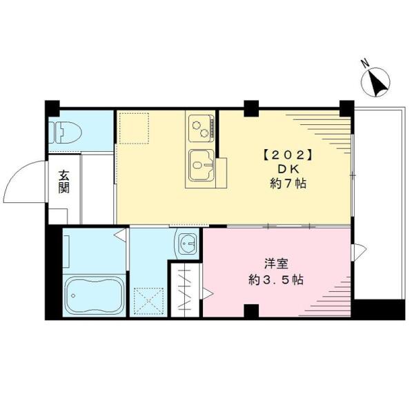 ラシーネ西片間取り図