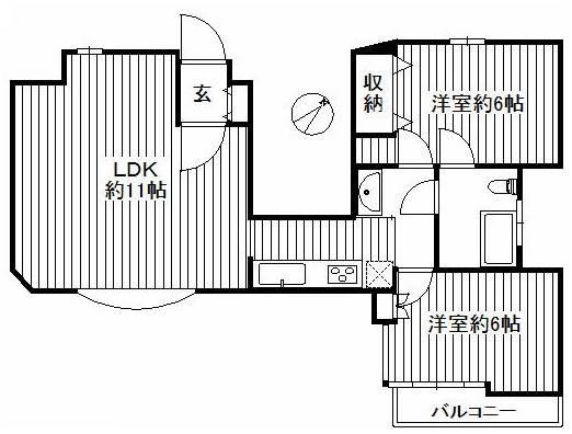 アーバンコートサカス18間取り図