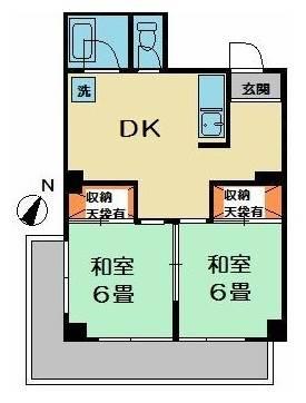 ヒルサイドマンション間取り図