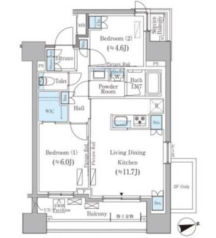 パークアクシス御茶ノ水ヒルトップ間取り図